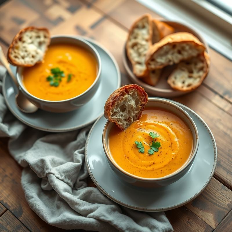pumpkin soup, dairy-free